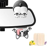 Décorations de voiture petites et amusantes : utilisez un tampon adhésif double face pour coller les jolis accessoires de rétroviseur de votre voiture sur le rétroviseur de la voiture sans laisser de traces lorsqu'il est démonté. Ces décorations intéressantes rendront votre voyage plus agréable et n'entravent rien de votre vue.