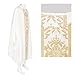 MYAYD Unisex Chasuble Church Robe Gown Pastor Priest Cassock Loose Long Cape Vestment Plus size (White)