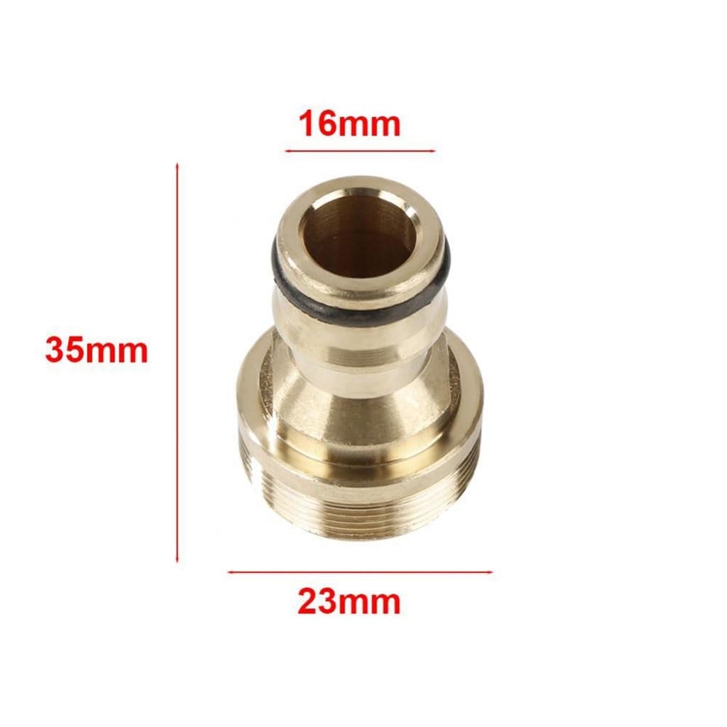 Conector de manguera 1-8 piezas de adaptadores de grifo universales for cocina, conector de grifo de latón, adaptador de manguera mezcladora, accesorio de lavabo, herramientas de riego de jardín (esti