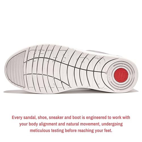 Image of FitFlop Womens Rally Leather Sneakers