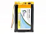 Garmin Nuvi 1450 Battery - Replacement for Garmin ED38BD4251U20 GPS Battery (1200mAh, 3.7V, Lithium Polymer)