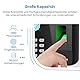 NGTeco Zeiterfassungsgerät für Mitarbeiter (Fingerabdruck + PIN), Standalone Stechuhr mit Schichtplan-Funktion, Kein WiFi/Software/Monatliche Kosten