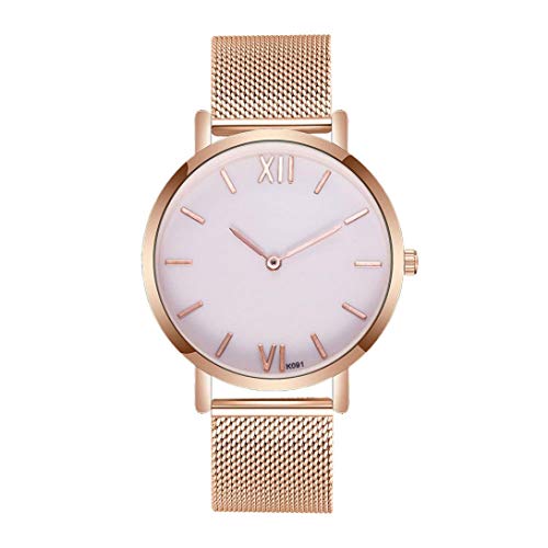 Preisvergleich Produktbild JoyRolly Spielraum! Neue Herrenuhr - Crystal Edelstahlgehäuse - Quarz Analog - Alloy Mesh Strap Mode-Armbanduhren für den Menschen # 2