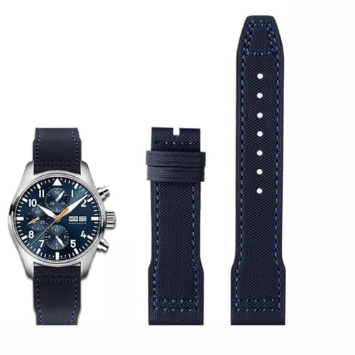 Bracelet montre IWC Mark et Portugal en cuir et nylon haut de gamme