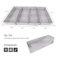 SIMPLE JOY® PAX100 FileFolding Box passgenau Premium PAX Organizer, 4Fach – Ansicht 7