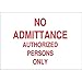 Brady 95458, Security Property Sign, (Pack of 4 pcs)