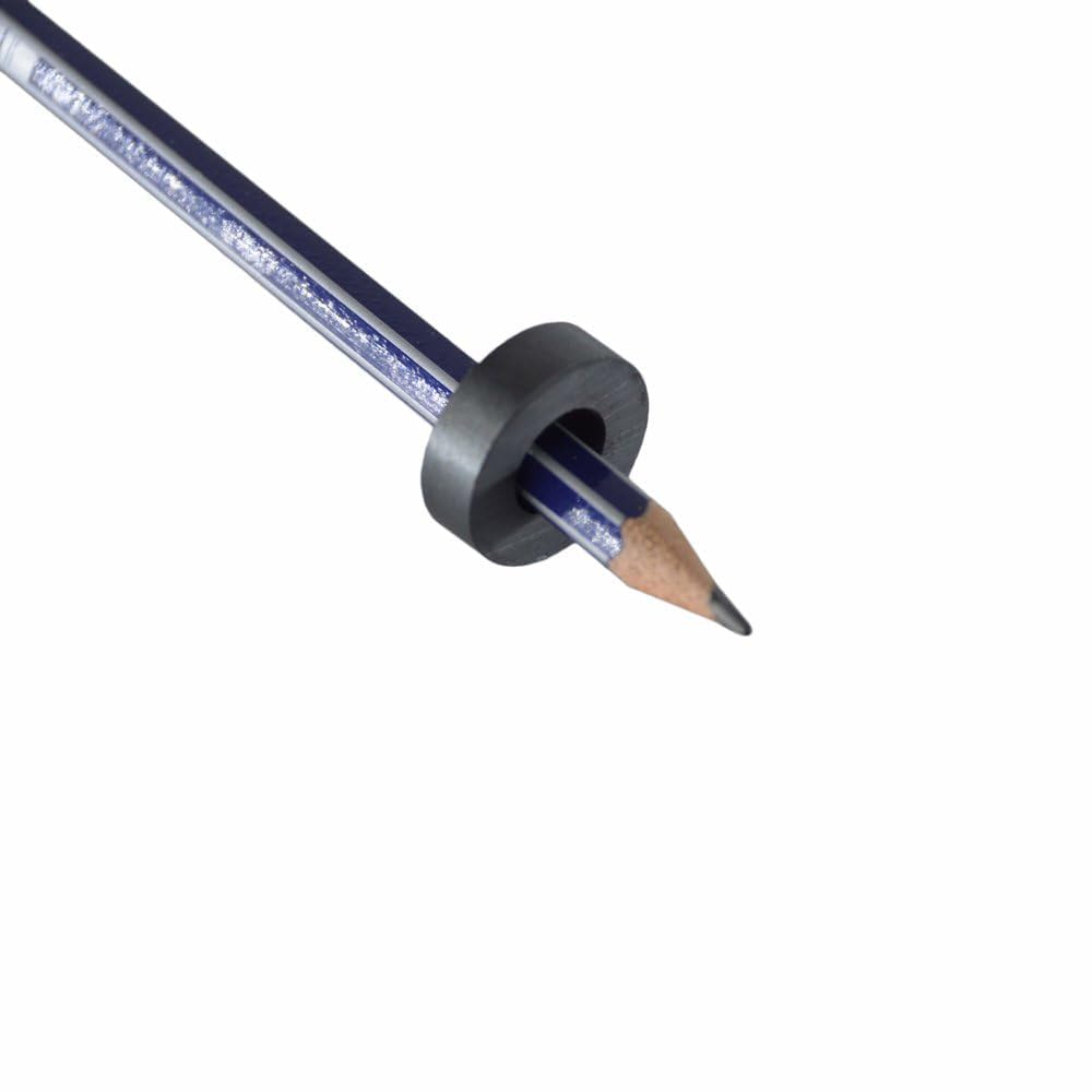 Imanes de ferrita, 20 x 10 x 5 mm, 10 unidades, anillo magnético fuerte con agujero, color negro, cerámica, sin revestimiento, para bricolaje, taller, hobby y hogar