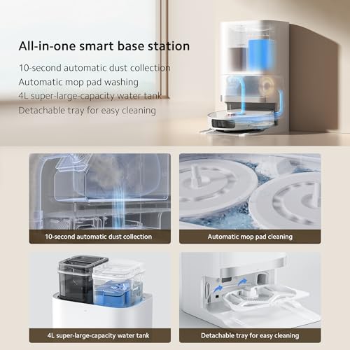 XIAOMI X20+ Robot Vacuum Cleaner with Mop Function and Lifting Mop, 6000 Pa - 3