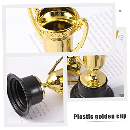 Toyvian 30 Pçs Troféu Brinquedos Esportivos Infantis Presentes Pretos Decoração Para Casa Mini Prêmi