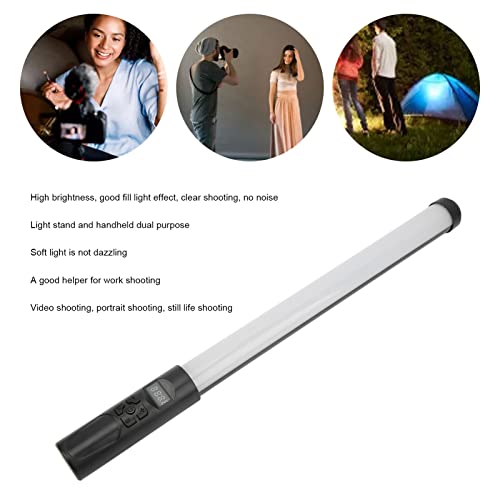 Bastão De Luz RGB Portátil, Bastão De Luz Portátil Para Fotografia LED Com Controle Remoto, Fotograf