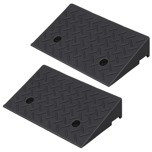 Rampa umbral de goma resistente 4 pulgadas 19.7x12 pulg miniatura 1