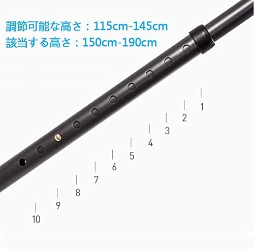 ZAPION Adults Underarm Crutches,Adjustable Walking Sticks, Lightweight Collapsible Shock Absorption Crutch,Medical Mobility Accessories for The Elderly & Disabled People