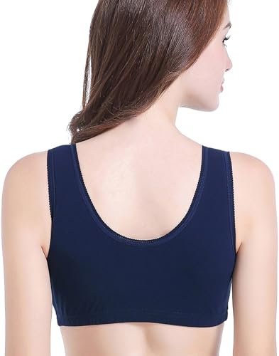 Image of CAKYE 3 Pack Maternity Nursing Sleep Bra Breastfeeding Cotton Bralette