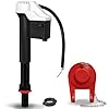 Korky 818BP QuietFILL Universal Toilet Fill Valve and Premium Flapper Easy to Install and Quiet-Made in USA, 2 Inch, Black