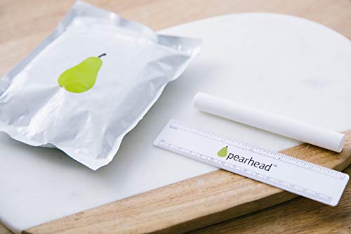 Pearhead Babyprints Kit de ornamento de mão e pegada para bebês sem assar embalagem com 2 unidades,