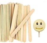  Gshy Eisstöcke aus natürlichem Holz, Zungenspatz, Basteln, für Popsikel, Eiscreme, DIY