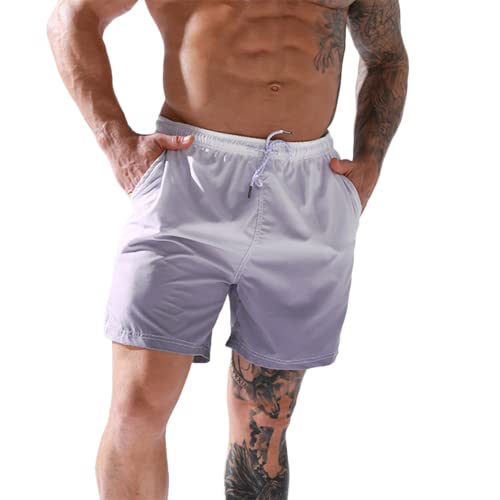 Bañadores de hombres para running y surf con bolsillos cómodos
