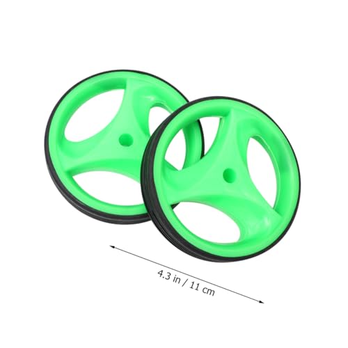 Ruedas de entrenamiento para bicicleta VICASKY con soporte, ruedas auxiliares de equilibrio de 12-20 pulgadas para bicicleta, accesorios de ciclismo silenciosos en color verde, adecuado para niños y aprendizaje de ciclismo miniatura 2