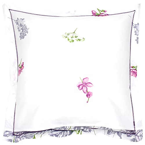 Linnea Taie d'oreiller 65x65 cm 100% Coton Pretty Blanc – vue 4