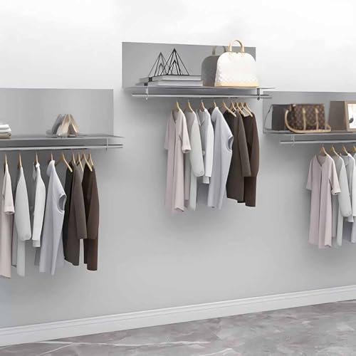 Solution de rangement mural en acier inoxydable pour optimiser un petit dressing - 4