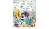 Description: Cadeaux Regal Publishing Carte de remerciement pour professeur – 20,3 x 15,2 cm