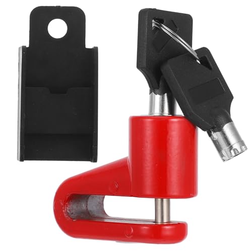 ANDRESLAD Candado Disco Freno Moto y Bicicleta Cierre Antirrobo Seguro con Núcleo de Cilindros Acero Sólido Incluye Llaves Compatible con Bicicletas Montaña Motos y Vehículos Eléctricos