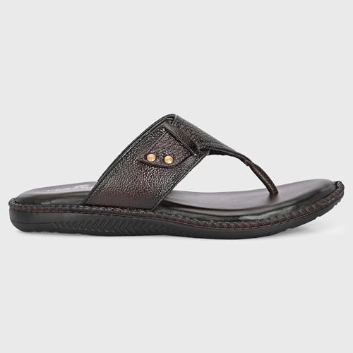 Image of Centrino Sandal for Men | Casual Open Toe Slippers /Flip Flop /Slides Anti Slip on for Men's | Modern slipper Look with Straps | Comfortable Casual look sandal for Men's (9511)