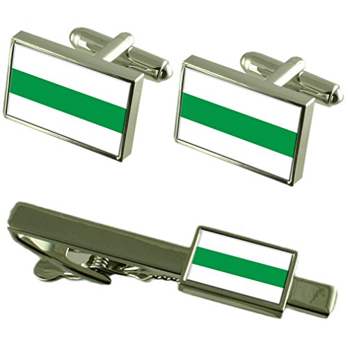 Bandera de Groningen gemelos de camisa para lucir en bodas