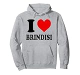 Photo Gallery i love brindisi italia felpa con cappuccio Photo Gallery i love brindisi italia felpa con cappuccio