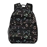 ⚡Matériau durable : notre sac à livres est fabriqué en toile de haute densité et légère. Le sac à dos est droit, durable, résistant aux déchirures ; une fermeture éclair de haute qualité le rend durable et facile à ouvrir et à fermer ! Les poches latérales en filet sont robustes et conviennent à votre parapluie et votre bouteille d’eau.