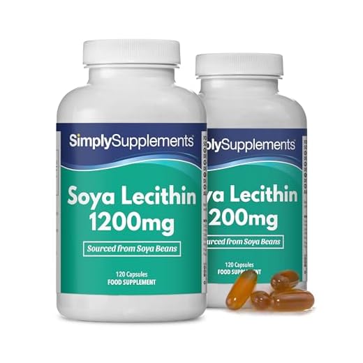 Cápsulas de Lecitina de Soja 1200mg | Lecitina de Alta Pureza | 240 Cápsulas = Suministro de 2 Meses | Certificación GMP & Fabricado en el Reino Unido | Fuente Natural de Fosfolípidos Esenciales