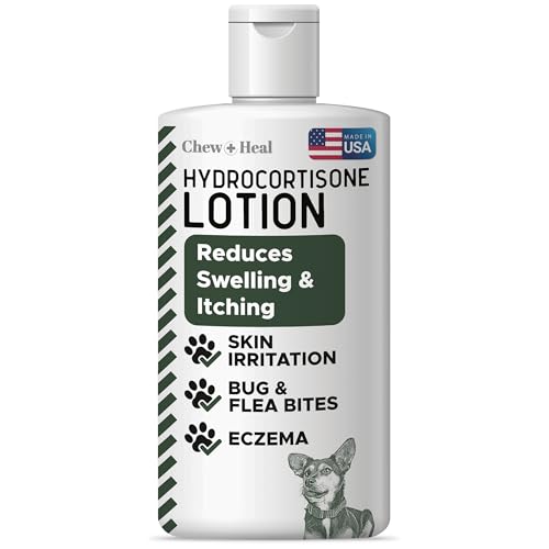 Chew + Heal Labs Hydrocortisone Lotion for Dogs - 4 oz...