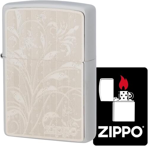 Encendedor Zippo plateado vintage de latón miniatura 2