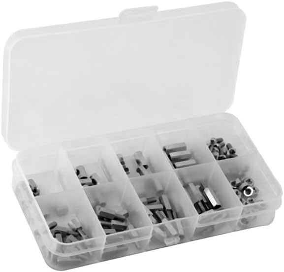 600Pcs M3 Hex Nut Spacing Screw Male Female Threaded Pillar Pcb Pc Motherboard Nickel Plated Standoff Spacer Kit - (Color: silver)