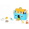AB Gee abgee 921 TF330 EA Wooden Noah's Ark with Storybook, red