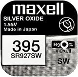 Maxell aus Silber 395 / SR927SW (Box mit 10 Batterien), 19040845, 9.5 x 2.7