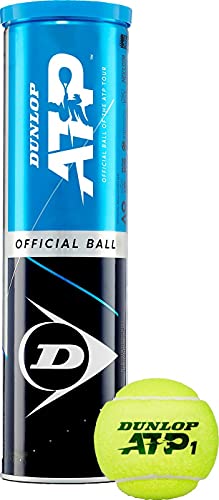 Dunlop Tennisball ATP - für Sand, Hartplatz und Rasen - Profiball (1x4er Dose) Cover