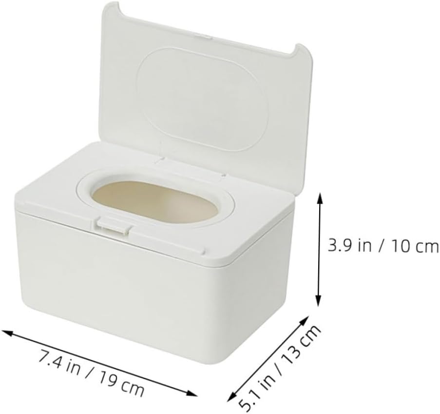 Kisangel 2pcs Baby Wipe Dispenser Holder Set Refillable Wipes Container Portable and Sealed for Home and Access