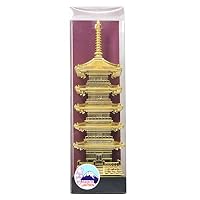 Amazon.co.jp: 日本製 五重塔 フィギュア 赤 全長17cm 日本のお土産