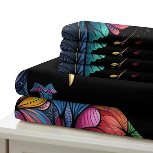 Housse couette éléphant 3D avec taie d'oreiller lit Super King