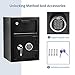 INVIE Drop Safe Depository Vault Mail Cash Drop Box Slot Safe with Digital Keypad Design for Home Office Hotel Jewelry Gun Passport Cash Money