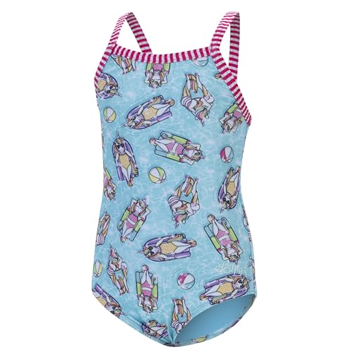 Image of Dolfin Little Girls One Piece Swimsuit for Little Girls and Toddlers