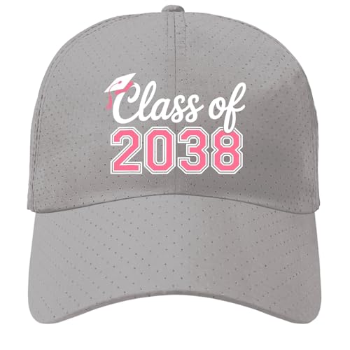 Class of 2038 Grow Withs Me Kindergarten Pinks Coquettes Bow Hats Garde Caps