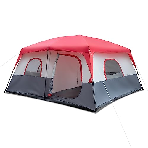 Carpa para camping 14 personas 430x430x210 cm