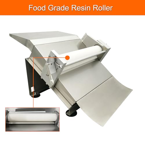 Intsupermai SMS056928 Manual Dough Sheeter 16.5 Inch Pastry Dough Roller Machine Stainless Steel Dough Press Sheeter Fondant Sheeter thumb #5