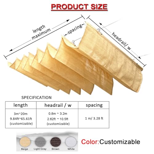 Voile d'ombrage rétractable imperméable contre chaleur et pluie - 7