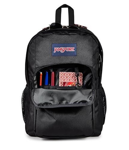 Image of JanSport Big Plans Backpack, Animal Illustion Con Black /Black /Tan /Black