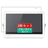 2枚 Sukix ブルーライトカット フィルム 、 パナソニック Panasonic プライベート・ビエラ UN-15TD9 15インチ 向けの 液晶保護フィルム ブルーライトカットフィルム シート シール 保護フィルム（非 ガラスフィルム 強化ガラス ガラス ）