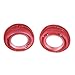 Fit for Honda Pilot 2016-2022,Honda Ridgeline 2017-2023,Honda Passport 2019-2023 ABS Car Door A-Pillar Speaker Ring Trim Sticker,A-Pillar Horn Trim Ring Car Inner Accessories (Red)