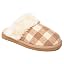 Tan-cream Buffalo Plaid